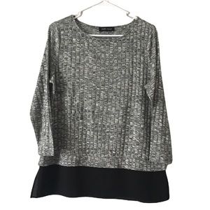 Ivanka Trump Gray Blouse Medium NWOT